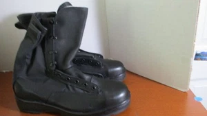 BOTAS MILITARES TÁCTICAS BELLEVILLE 700 ST Cuero Negro Puntera de Acero para Hombres 9.0 W NUEVAS - Imagen 1 de 6