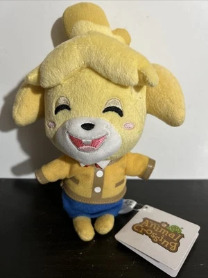 Animal Crossing Smiling Isabelle Plush Toy Stuffed Doll Nintendo 6” 2015 - Image 1 of 2