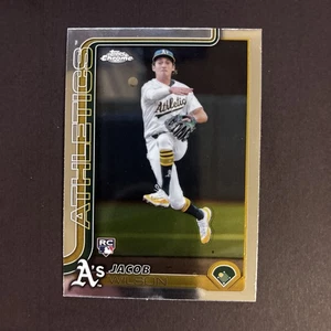 2025 Topps Chrome - Jacob Wilson #96 (RC) - Picture 1 of 2