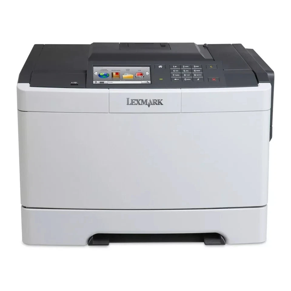 Lexmark CS510de USB Duplex A4 Colour Laser Printer 28E0075 - No Toners & Drum - Image 1 of 4