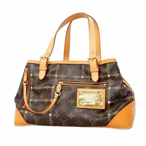 LOUIS VUITTON Rivet M40140 Monogram Handbag Brown - Picture 1 of 11