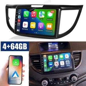 64GB Apple Carplay For Honda CRV 2012-2016 Car Stereo Radio Android 13 Unit GPS - Picture 1 of 14
