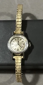 Orologio Vintage OMEGA De Ville Cal.661 Quadrante Tono Oro/Argento Automatico Donna GIAPPONE - Foto 1 di 9