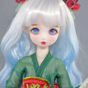 30cm Height Girl Doll Toy with Different Color Eyes Ancient Clothing Suit Toy - Photo 1/16