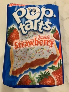 Kellogg’s Pop-Tarts Microbead Pillow Plush 2006 Frosted Strawberry –15"x10" Rare - Picture 1 of 4