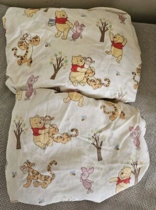 Disney Baby Winnie The Pooh Fitted Crib Sheets Tigger Piglet - Picture 1 of 7