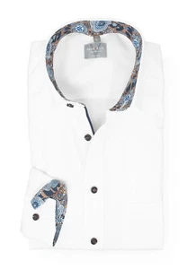 Marvelis Herren Businesshemd Langarm Non-Iron Comfort Fit,Einfarbig,New Kent - Picture 1 of 4