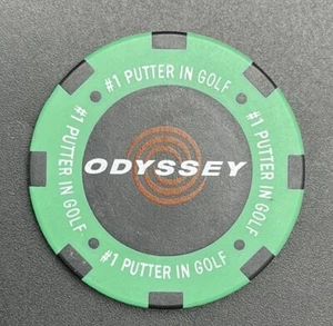Odyssey Poker Chip Putter Marcatore per palline da golf verde - Foto 1 di 2