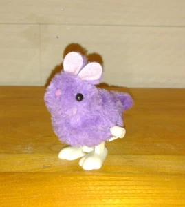 Purple Wind-Up Hopping Bunny Rabbit Toy - Picture 1 of 6