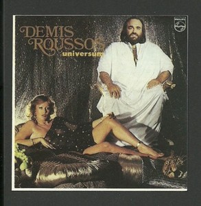 Demis Roussos universum #80 Rare Pop Music STICKER Card ITALY