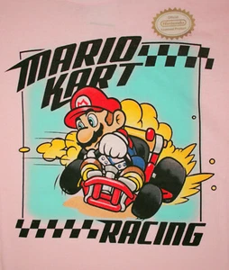 Official Nintendo Mario Kart Video Game 2019 Pink T-Shirt New Mens LG - Picture 1 of 2