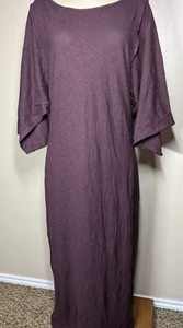 FREE PEOPLE FP Beach Skylar Maxi Abito Piccolo PRUGNA PRUGNA NUOVO  - Foto 1 di 2