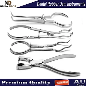Dental Rubber Dam Stoke Ainsworth Endodontic Forceps Restorative Instruments CE - Picture 1 of 5