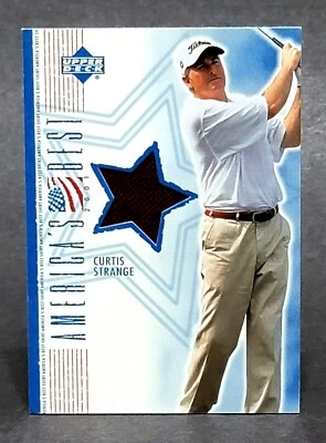 2002 Upper Deck America's Best #CS-AB Curtis Strange - Image 1 of 2