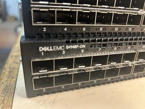 Dell S4148F-ON 48Port 10GbE 2XPSU OS10 Perpetual Lic. Rear to Front Airflow - Picture 1 of 9