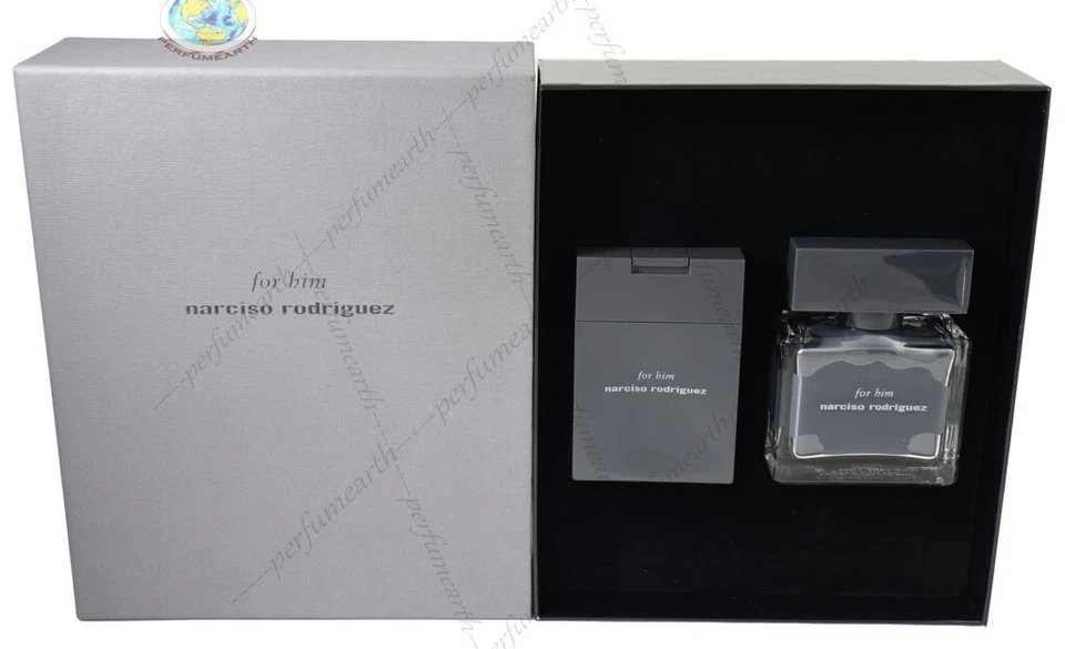 Narciso Rodriguez for him 2 Pces Set 1.7/1.6 oz Edt Spray+ 3.4 S/G  New In Box - Image 1 of 1