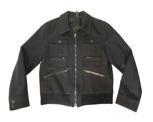 Chaqueta para hombre Dior Homme talla 50 L 2006 Hedi Slimane militar negra - Imagen 1 de 19