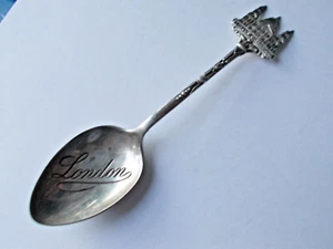 Vtg St. Paul's Cathedral LONDON Souvenir Spoon Sterling Silver English Hallmark - Picture 1 of 6