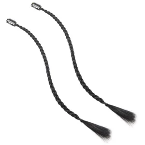 2 Stück Haarverlängerung Clips Haarteile Vorhang Pony Zopf Haarverlängerungen - Bild 1 von 5