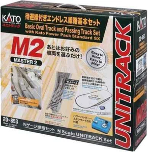 KATO N Gauge 20-853 M2 Basic Set Model Train Track Express Layout Used - Picture 1 of 4
