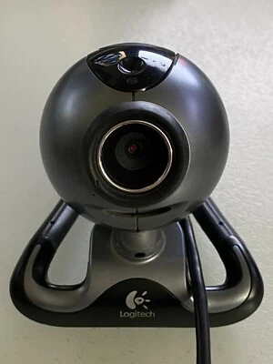 Logitech Webcam QuickCam Pro 5000 USB 2.0 V-UAX16 Tested Works Flexible Base - Image 1 of 4