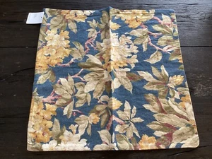 NEW Pottery Barn Ellena Floral 20 x 20" Pillow Cover Blue Multi garden flowers - Picture 1 of 5