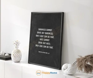 Martin Luther King, Jr. Motivational Quotes Inspirational Print Art Decor -PB47 - Picture 1 of 17