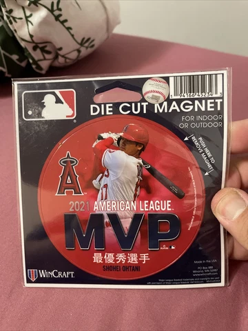 Shohei Ohtani Los Angeles Angels Diecut Magnet 5x5 MLB. 2022 MVP Cover