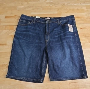 Signature by Levi's Mens Athletic 11" Flex Authentic Denim Blue Shorts Sz 42 NWT - Picture 1 of 10