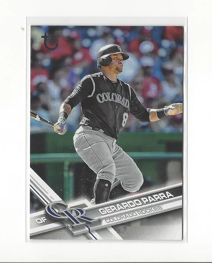 2017 Topps Vintage Stock #537 Gerardo Parra Rockies /99  - Image 1 of 1