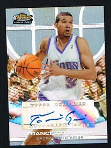 Francisco Garcia 2006 Topps Finest 75/229 signed autograph auto Basketball Card