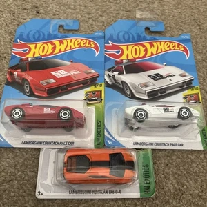 Hot Wheels HW Exotics x3 (Lamborghini) New and Sealed - Picture 1 of 16