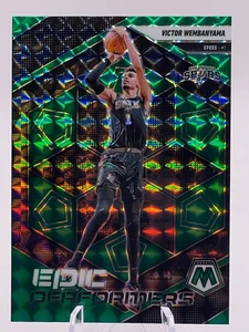 2024 Panini Mosaic Epic Performers #1 - Victor Wembanyama (Green Mosaic) Spurs - Picture 1 of 6