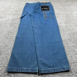 Baggy Wide Leg Y2K 2000’s Loose Fit Skater MOFFAT Carpenter Cargo Denim Jeans - Picture 1 of 7