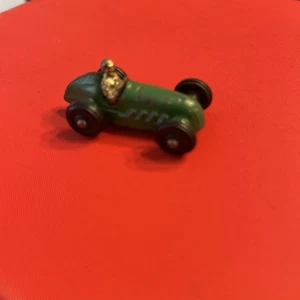 VINTAGE DINKY/TOOSIE TOY/ Barclay LIKE BLUE TOY RACER WITH DRIVER - Picture 1 of 3