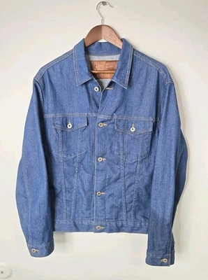 Naked & Famous Japanese Denim Jacket Size Large  - Image 1 of 4