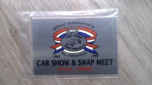 Daytona Trophy Long Island Street Rod Assn Silver Anniversary Plaque 1990 - Picture 1 of 2