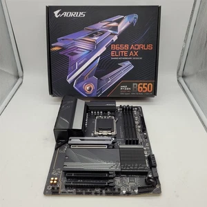 GIGABYTE B650 AORUS Elite AX AMD B650 ATX Motherboard DDR5 -NOT WORKING- - Picture 1 of 6