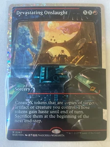 Devastating Onslaught 0387 ~ **Fractured Foil** MTG Edge of Eternities - Picture 1 of 2