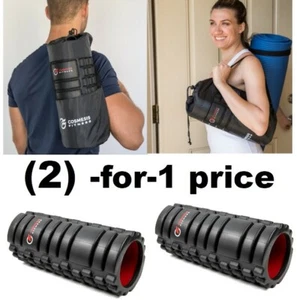 2 Yoga Foam Roller Back Muscle Stick Massage Trigger Point Leg Pain 13x5.5 - Picture 1 of 11