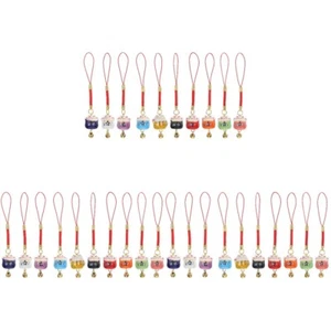 3 Pack Mobile Phone Chain Cute Strap Charm Figurine Charms Mascot - Zdjęcie 1 z 12