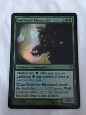 MTG Magic The Gathering - Wolfbriar Elemental - FOIL - Worldwake - MP