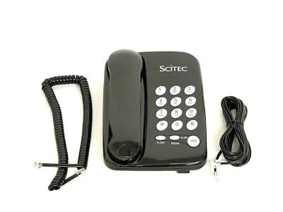 Новый Scitec 8128 телефон AEGIS-8128 одна линия проводной телефон черный  - Изображение 1 из 4