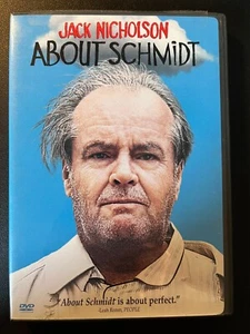 About Schmidt (DVD, 2003) Widescreen Edition Jack Nicholson Kathy Bates Hope Dav - Imagen 1 de 2