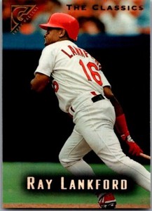 Ray Lankford 1996 Topps Gallery  #5 St. Louis Cardinals