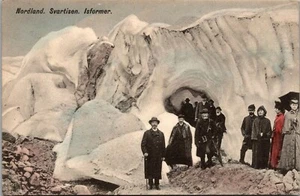 Nordland Svartisen Isformer Postkarte UNBESPIELT - Bild 1 von 2