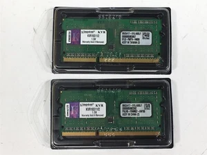 Kingston 4GB (2x2GB) SODIMM RAM 1Rx8 PC3-12800 KVR16S11/2 - Picture 1 of 3