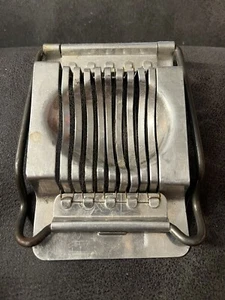 Vintage Hard Boiled Egg Slicer Wire Aluminum Metal - Picture 1 of 5