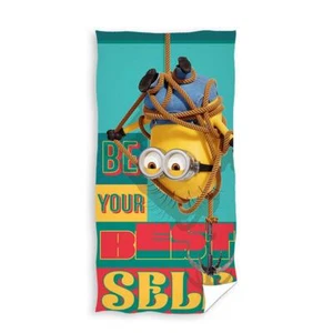 Minions Towel Children's Bath Beach Pool 100% Cotton Best Self 140cm x 70cm - Bild 1 von 1