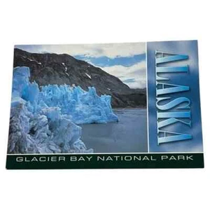 Tarjeta Postal Glacier Bay National Park Alaska 4x6 Continental Cromo Tarjeta C26 - Imagen 1 de 2